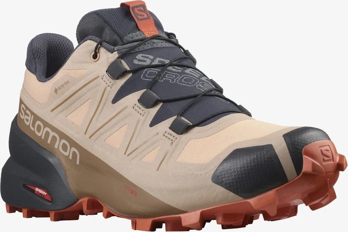 Salomon Speedcross 5 GTX sirocco/mocha mousse/mecca orange (Damen)