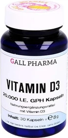 Hecht Pharma Vitamin D3 20.000 I.E. GPH Kapseln, 30 Stück