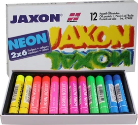 Jaxon Neon Ölpastellkreide, 6 Farben, 12er-Set