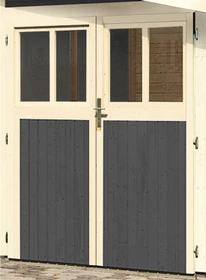 Karibu Türelement terragrau/elfenbeinweiß