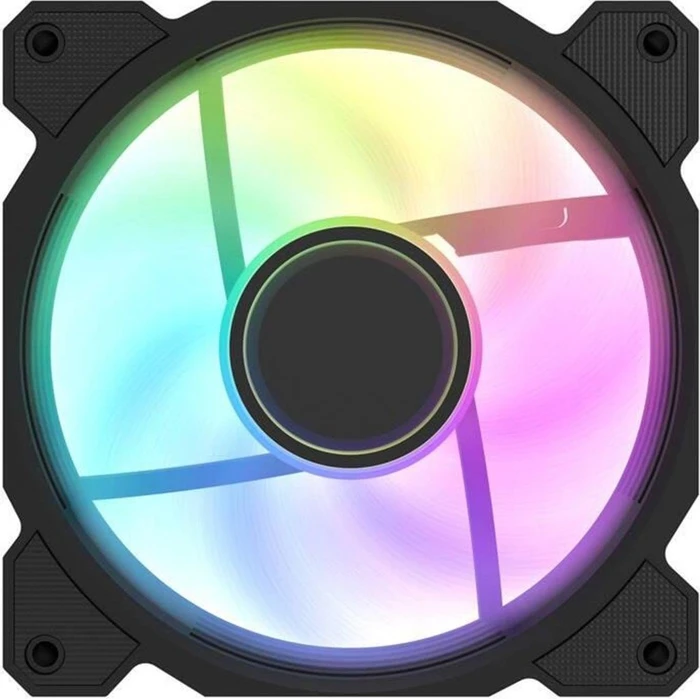 DarkFlash DR08 Black 3-in-1, schwarz, 120mm, 3er-Pack