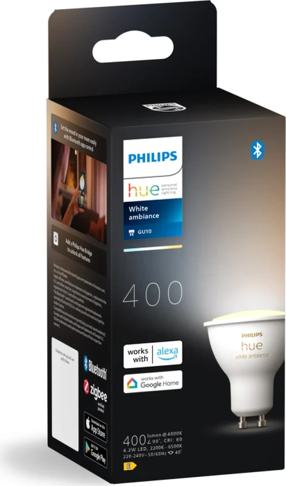 Philips Hue White Ambiance 400 GU10 4.2W