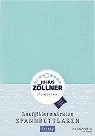 Julius Zöllner Spannleintuch für Babybett Jersey 70x140cm mint
