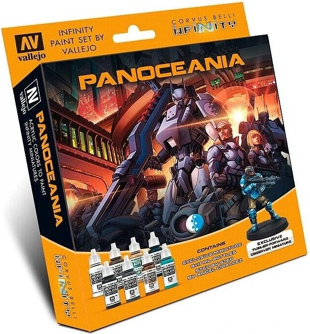 Vallejo Model Color Corvus Belli Infinity Panocenia Farbset, 8-tlg.