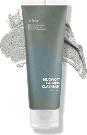 Isntree Mugwort Calming Clay Mask, 100ml