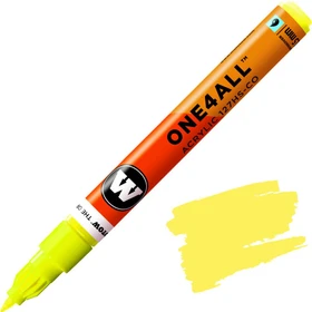 Molotow ONE4ALL 127HS-CO 1.5mm Acrylmarker neongelb fluoreszent