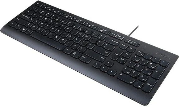 Lenovo Essential Wired Keyboard, schwarz, USB, IT