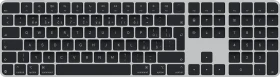 Apple Magic Keyboard mit Touch ID und Ziffernblock für Mac mit Apple Chip (USB-C), schwarz/silber, USB/Bluetooth, SK