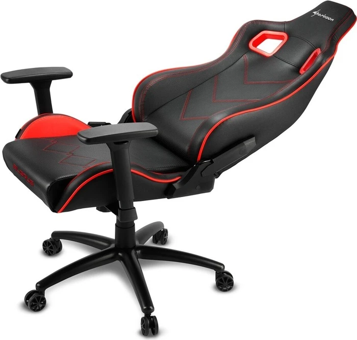 Sharkoon Elbrus 2 Gamingstuhl, schwarz/rot