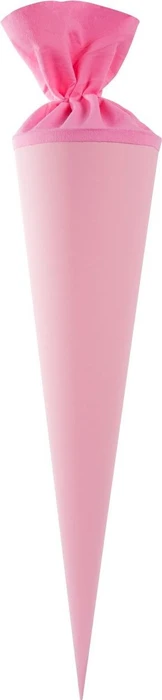 Goldbuch Bastelschultüte mit farbigem Filzverschluss rosa