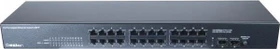 Dexlan Rackmount Gigabit Switch, 24x RJ-45, 2x SFP (891026)