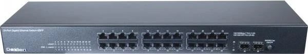 Dexlan Rackmount Gigabit Switch, 24x RJ-45, 2x SFP