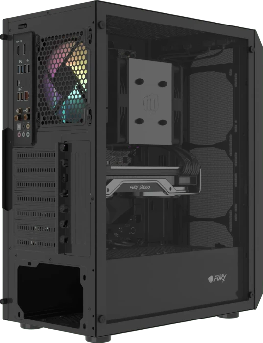 Natec Fury Shobo SH4 RGB, Glasfenster