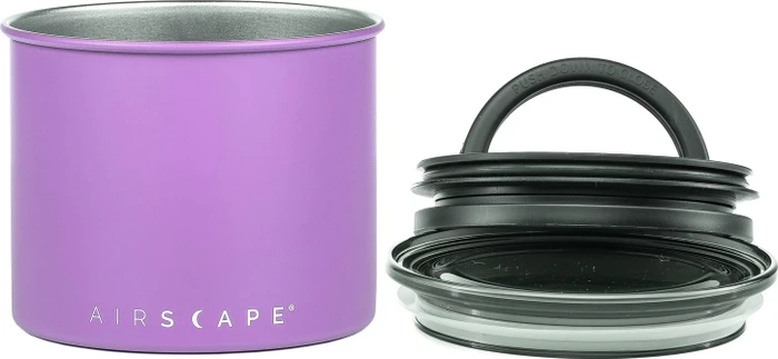 Airscape Kaffeedose klein Aufbewahrungsbehälter lavendel matt