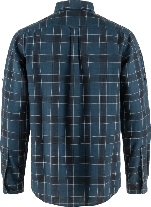 Fjällräven Övik Travel Hemd langarm indigo blue/dark navy (Herren)