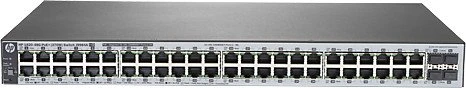 HP OfficeConnect 1820 48G Rackmount Gigabit Smart Switch, 48x RJ-45, 4x SFP, 370W PoE+