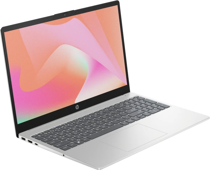 HP Laptop 15-fc0259ng, Natural Silver, Ryzen 5 7520U, 16GB RAM, 512GB SSD, DE