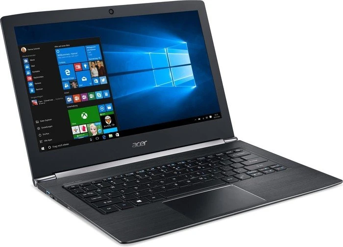 Acer Aspire S13 S5-371-5946, schwarz, Core i5-7200U, 8GB RAM, 256GB SSD, DE