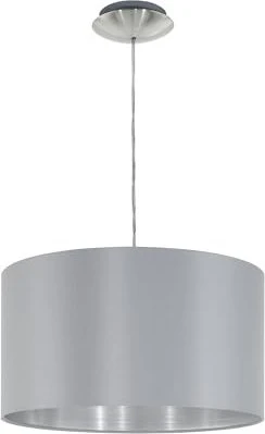 Eglo Maserlo Pendelleuchte/Schirmleuchte 38cm silber