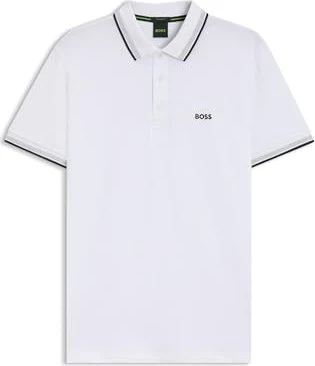 Hugo Boss Paddy Poloshirt kurzarm weiß (Herren)