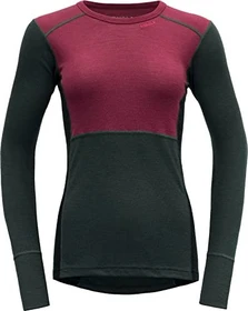 Devold Lauparen Merino 190 Funktionsshirt langarm beetroot/woods/ink (Damen)