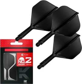 Target K-Flex No.2 kurz Schaft schwarz