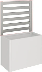Biohort Rankgitter 152x4x91cm für Hochbeet quarzgrau-metallic