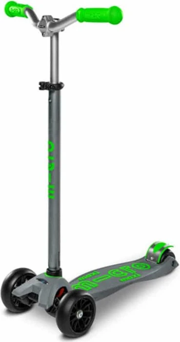 Micro Maxi Micro Deluxe Pro Kickboard grau/grün