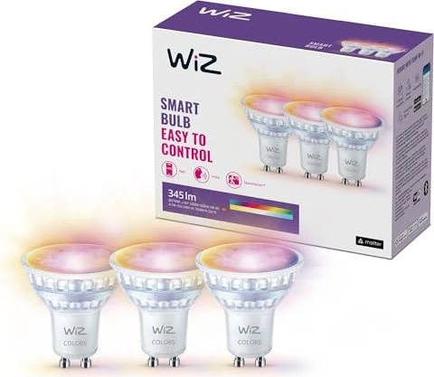 WiZ Wi-Fi BLE 50W GU10 922-65 RGB 3CT/6, 3 Stk Image