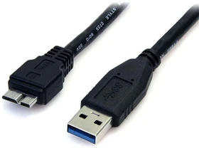 StarTech USB3AUB50CMB, USB-A 3.0 auf USB 3.0 Micro-B Adapterkabel, 0.5m