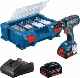Bosch Professional GSB 18V-28 Akku-Schlagbohrschrauber inkl. Koffer + 2 Akkus 4.0Ah + Zubehör
