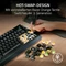 Razer BlackWidow V4 Pro 75%, hot-swap, Razer ORANGE Tactile Gen-3, USB/Bluetooth, US Vorschaubild