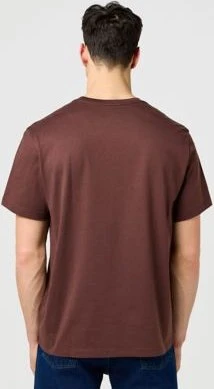 Wrangler Relaxed Embroidery T-Shirt kurzarm mahogany