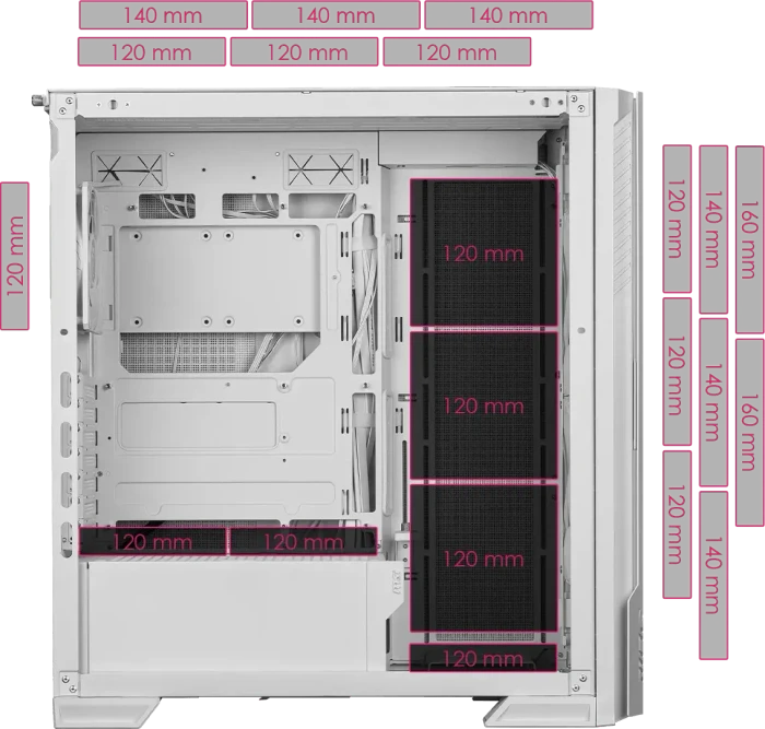 MSI MPG Velox 300R Airflow PZ, weiß, Glasfenster