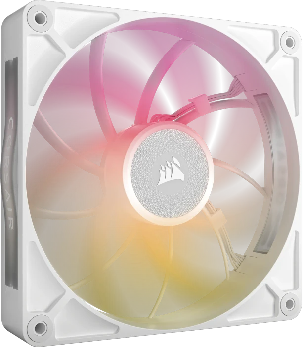 Corsair iCUE LINK RX140 Max RGB Starter Kit, weiß, LED-Steuerung, 140mm, 2er-Pack