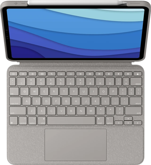 Logitech Combo Touch für iPad Pro 11", Sand, US
