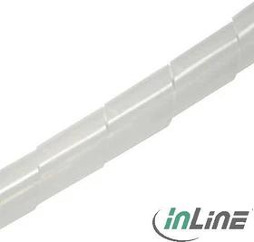 InLine Spiralband, 14mm, 10m, weiß