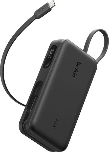 Belkin UltraCharge Powerbank mit integriertem Kabel (29 cm) 10K