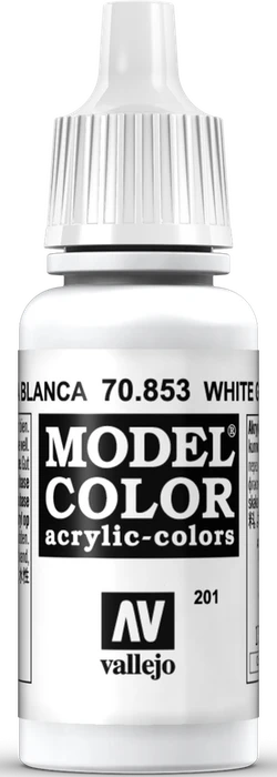 Vallejo Model Color rev.1 white glaze, 17ml