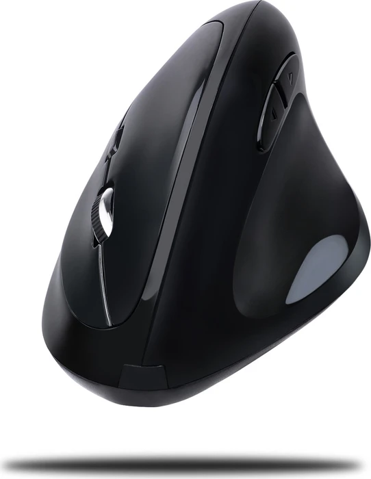 Adesso iMouse E30 Wireless Vertical Programmable Mouse schwarz, USB