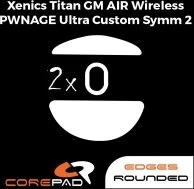 Corepad Skatez PRO für Xenics Titan GM Air / Pwnage Ultra Custom Symm 2 Wired / Pwnage Ultra Custom Symm 2 Wireless / GENESIS ZIRCON X, Mausgleiter, weiß