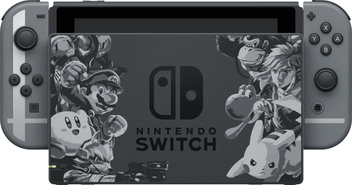 Nintendo Switch - Super Smash Bros. Ultimate Bundle schwarz/grau