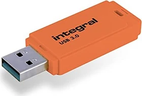 Integral Neon 128GB orange, USB-A, USB 3.2 Gen 1×1