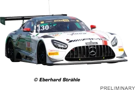 Carrera Digital 132 Mercedes AMG GT3 Evo Mercedes-AMG Team Winward, No.130 DTM 2024