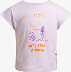 Jack Wolfskin Take A Break T-Shirt kurzarm pale lavendar (Junior)