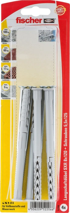 fischer Langschaftdübel SXR Schrauben/Dübel-Sortiment