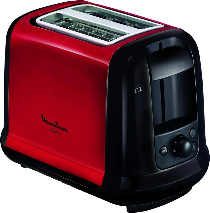 Moulinex LT260D11X Subito Toaster edelstahl/rot