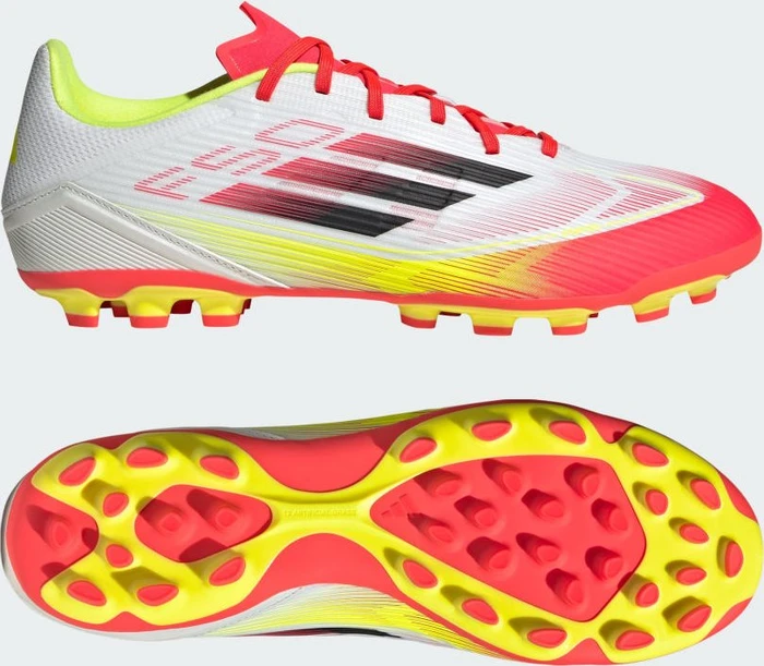 adidas F50 League AG cloud white/core black/solar yellow
