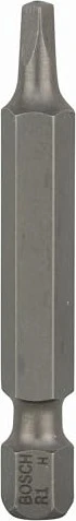 Bosch Professional Extra Hart Innenvierkant Bit 1/4", R1x49mm, 3 Stück