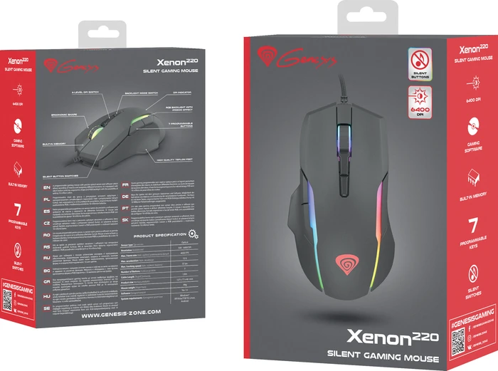 Genesis Xenon 220 Gaming Mouse, USB